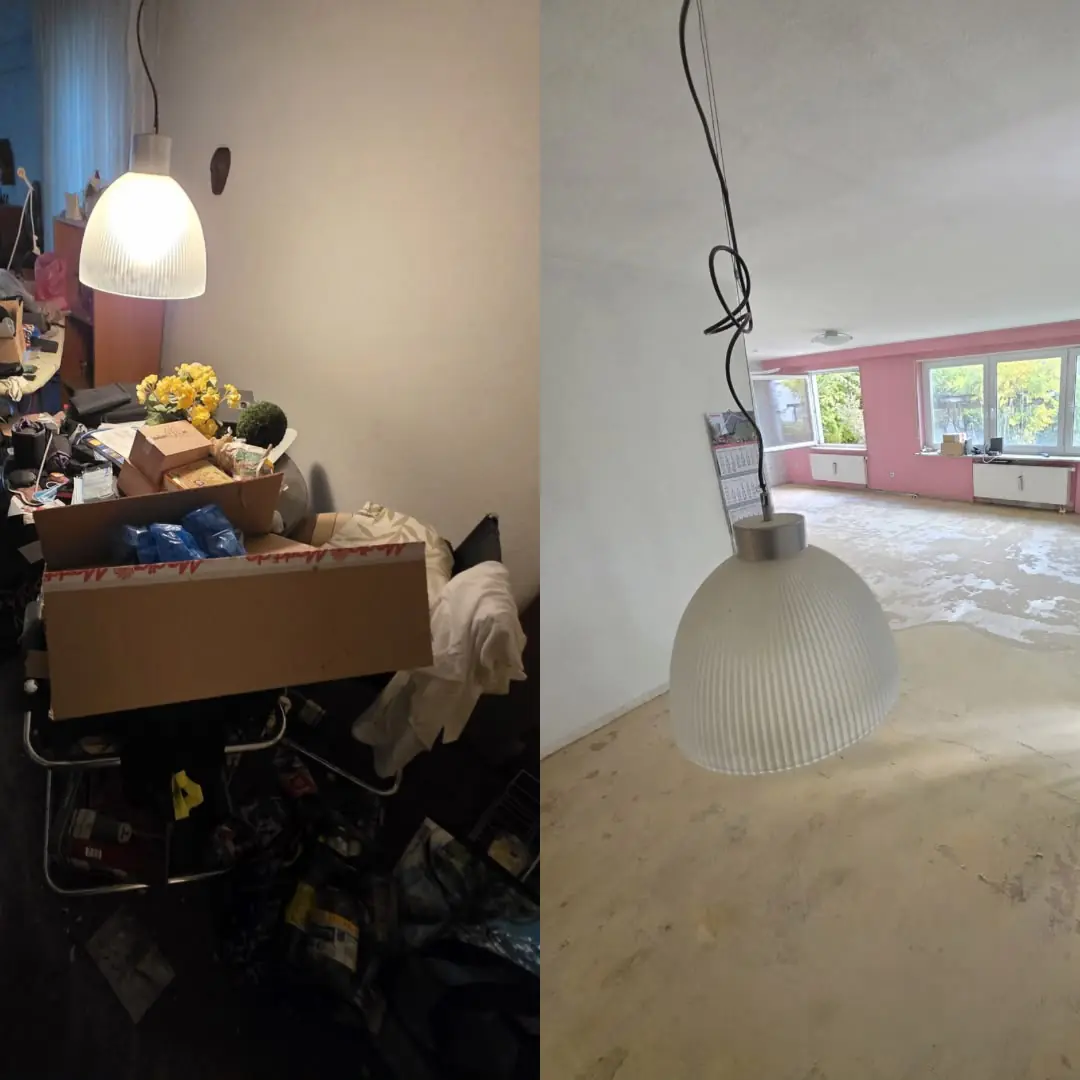 Vorher Nachher Entrümpelung Zimmer